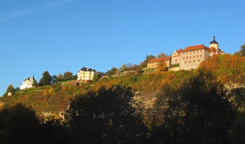  Die drei Dornburger Schlösser aus dem Saaletal 